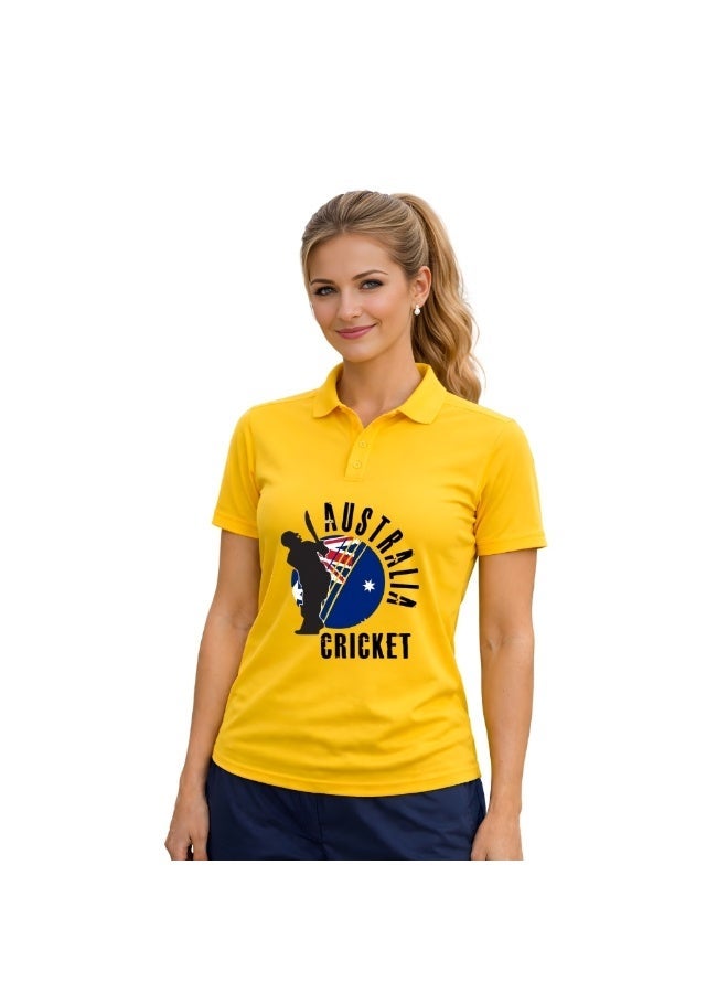 Australia Jersey T-Shirt for Adults - Unisex Australia Printed Dry-Fit Sports Jersey T-Shirt - Ideal Australia Jersey T-Shirt for Cricket Matches - Image 2